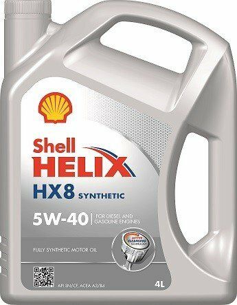 Fotografie Motorový olej HX8 5W-40 4L SHELL