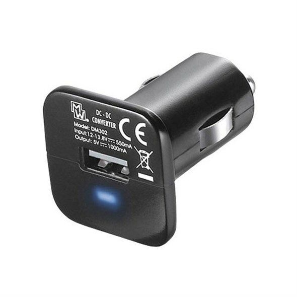 Adaptér USB 12V/5V autoadaptér micro MINWA