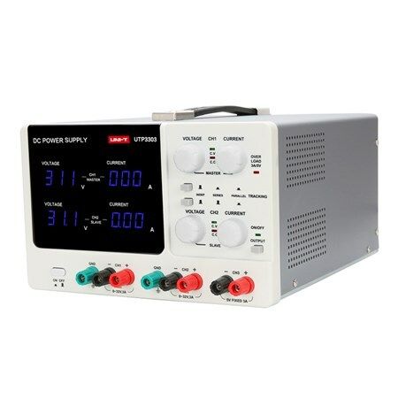 Zdroj laboratorní UNI-T UTP3303 2x0-32V/ 0-3A+ (5V-3A)