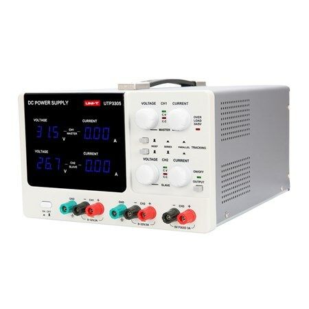 Zdroj laboratorní UNI-T UTP3305 2x0-32V/ 0-5A+ (5V-3A)