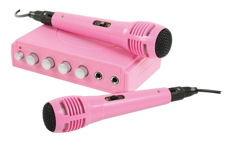 Karaoke sada KÖNIG HAV-KM11P růžová