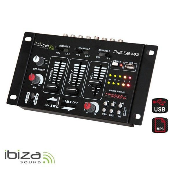 Mixážní pult IBIZA DJ21USB-MKII