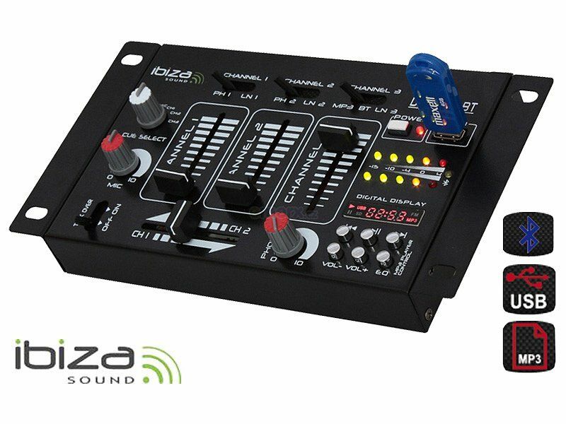 Mixážní pult IBIZA DJ21USB-BT