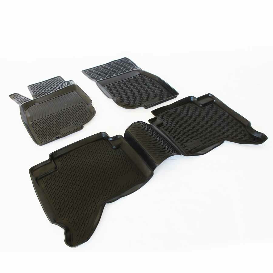 Gumové koberce Toyota Hilux VII Pick Up (N70 KUN) (10-) (2D) SIXTOL