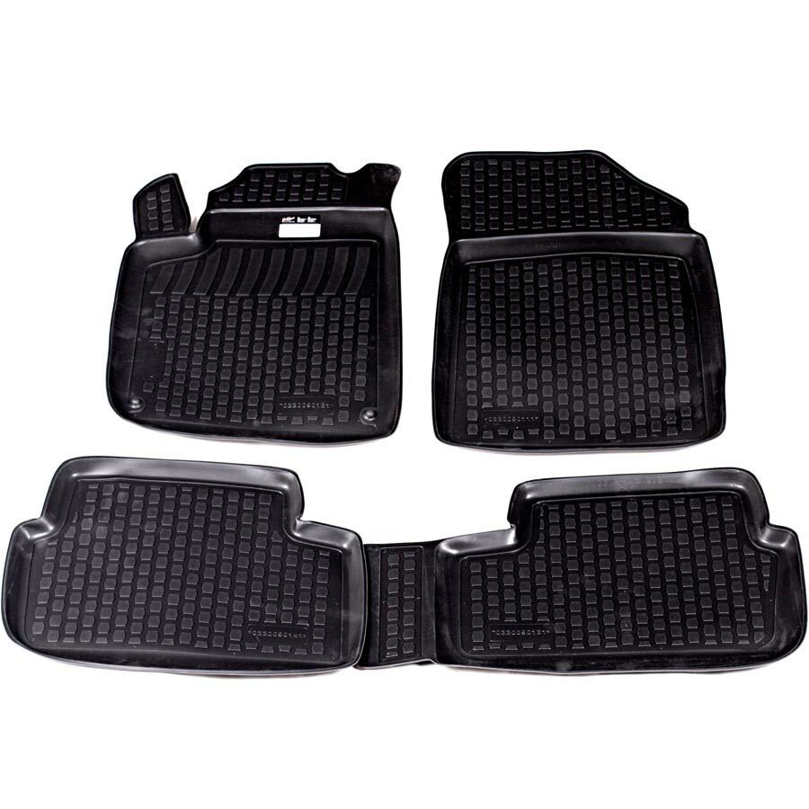 Gumové koberce Peugeot 407 (04-10) (2D) SIXTOL