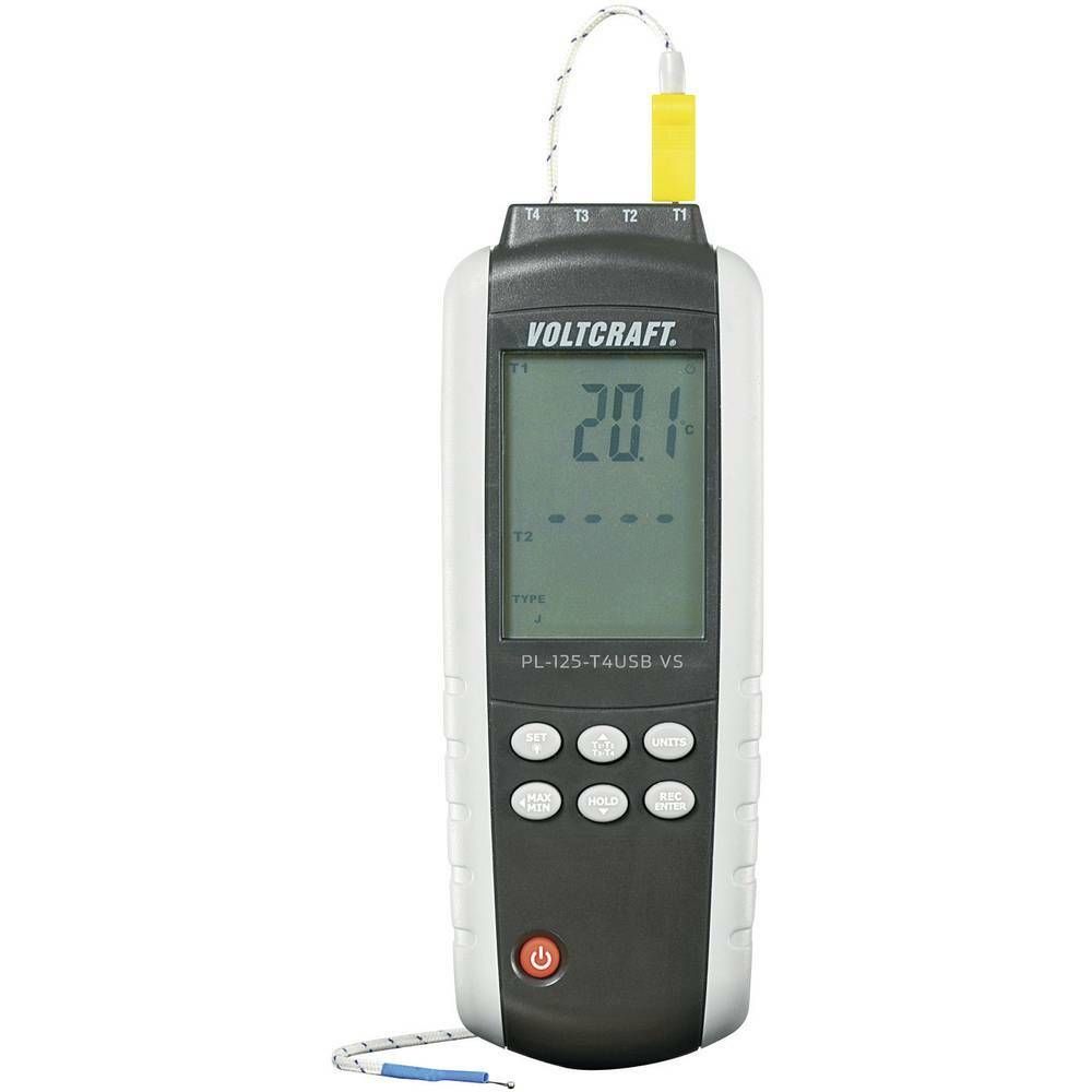 Digitální teploměr Voltcraft PL-125-T4, 4 kanálový CONRAD