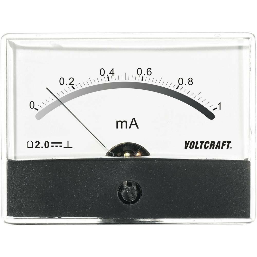 Analogové panelové měřidlo VOLTCRAFT AM-86X65/1MA 1 mA CONRAD