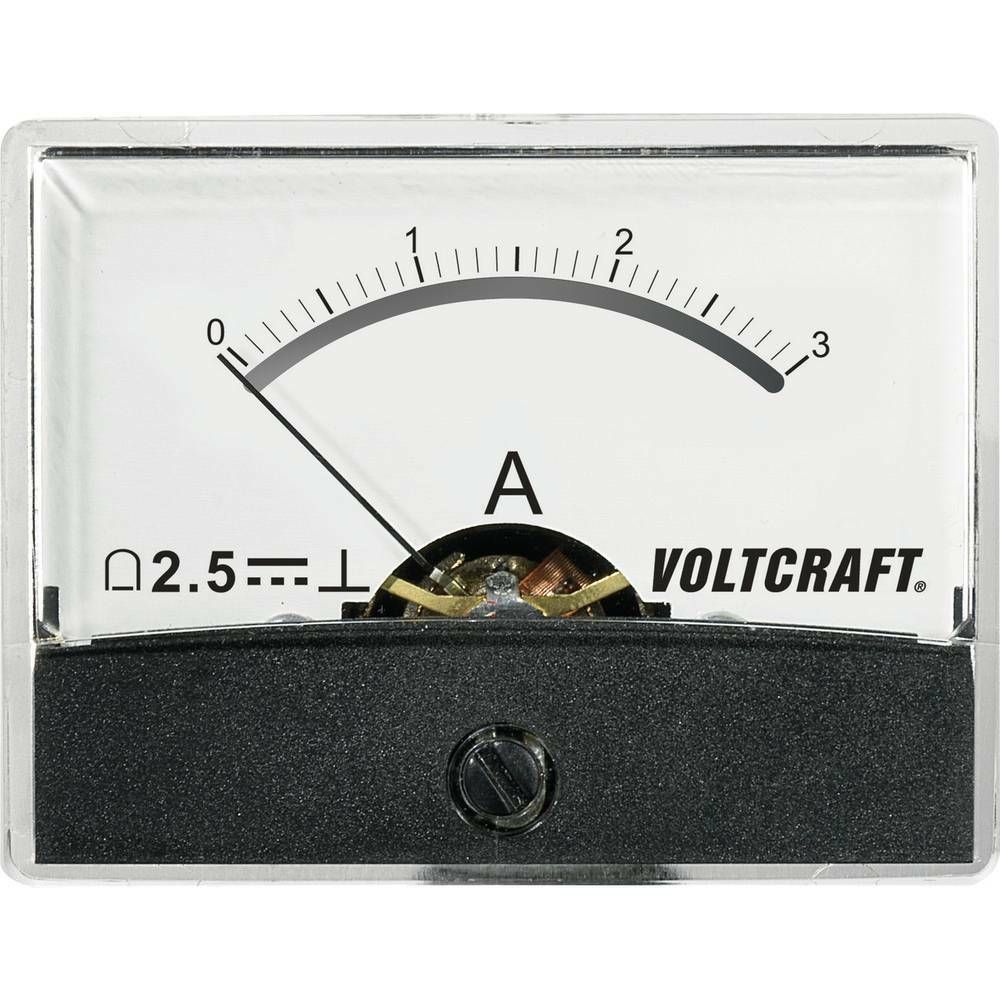 Analogové panelové měřidlo VOLTCRAFT AM-60X46/3A/DC 3 A CONRAD