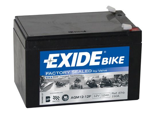 Exide 12V 12Ah AGM12-12F, EXIDE