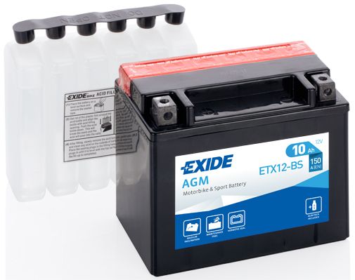 Exide 12V 10Ah ETX12-BS, EXIDE