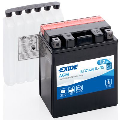 Exide 12V 12Ah ETX14AHL-BS, EXIDE