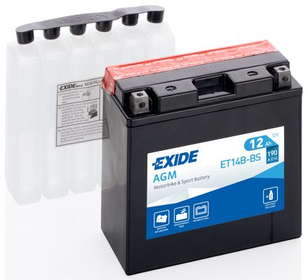 Exide 12V 12Ah ET14B-BS, EXIDE