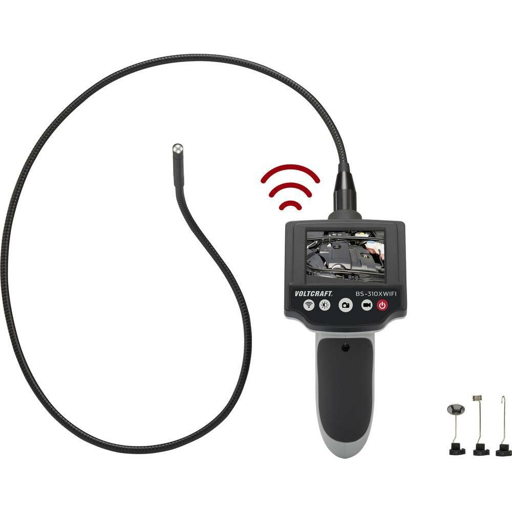 Endoskop VOLTCRAFT BS-310XWIFI, O sondy 8 mm, délka sondy 88 cm CONRAD