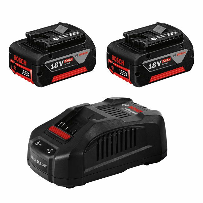 Startovací sada 2× GBA 18 V 6,0 Ah + GAL 1880 CV, 1600A00B8L BOSCH