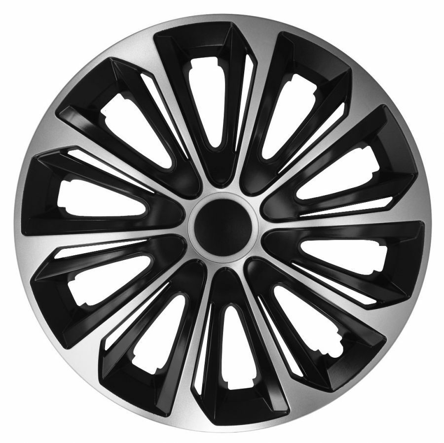 Poklice MAKO Black/Silver sada 4ks, 15" SIXTOL