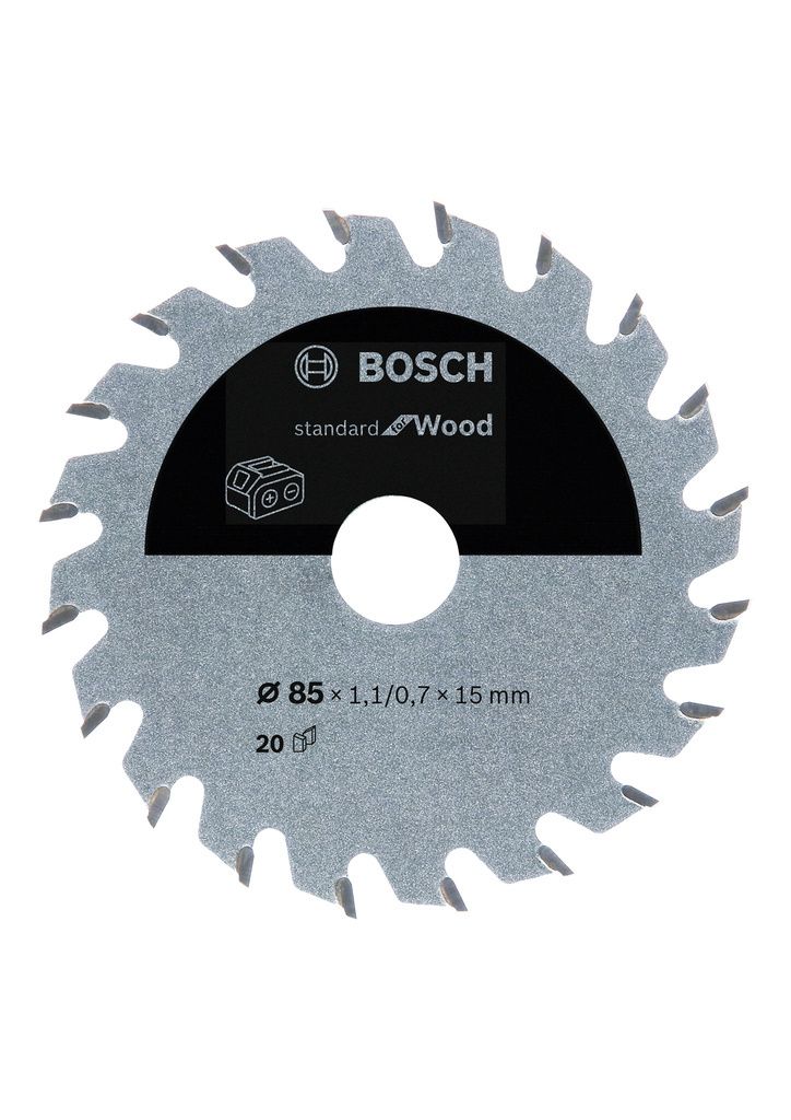 Pilový kotouč Standard for Wood pro aku pily - 85x15 T20 - 3165140958134 BOSCH