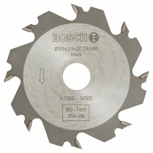 Kotoučová fréza - 8, 20 mm, 4 mm - 3165140013802 BOSCH