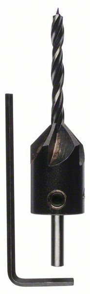 Spirálové vrtáky do dřeva se záhlubníkem - 4 mm - 3165140059978 BOSCH