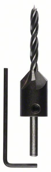 Spirálové vrtáky do dřeva se záhlubníkem - 5 mm - 3165140059985 BOSCH