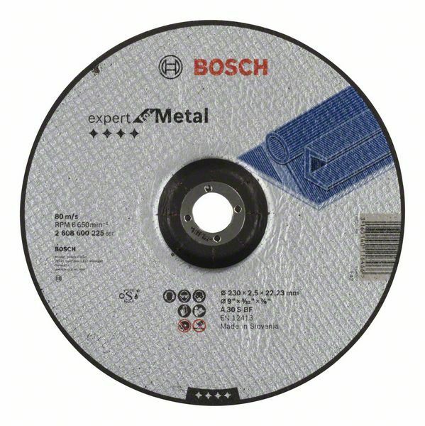Dělicí kotouč profilovaný Expert for Metal - A 30 S BF, 230 mm, 2,5 mm - 3165140116466 BOSCH