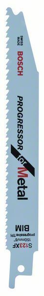 Pilový plátek do pily ocasky S 123 XF - Progressor for Metal - 3165140184816 BOSCH