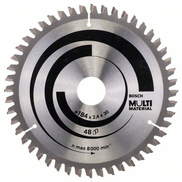 Pilový kotouč Multi Material - 184 x 30 x 2,4 mm, 48 - 3165140192965 BOSCH