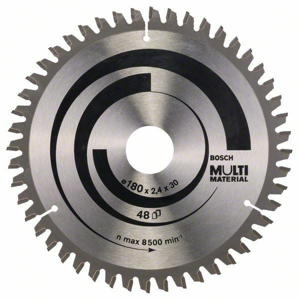 Pilový kotouč Multi Material - 180 x 30/20 x 2,4 mm, 48 - 3165140192972 BOSCH
