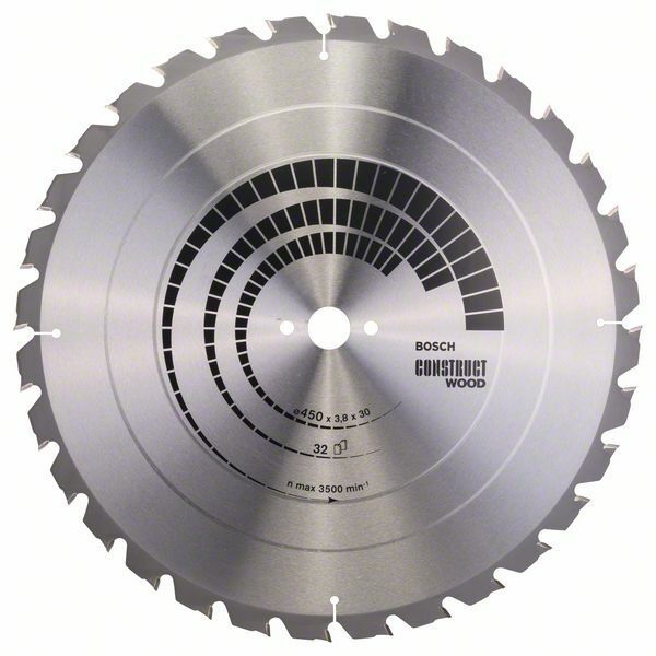 Pilový kotouč Construct Wood - 450 x 30 x 3,8 mm, 32 - 3165140194778 BOSCH