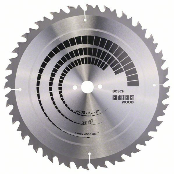 Pilový kotouč Construct Wood - 400 x 30 x 3,2 mm, 28 - 3165140194822 BOSCH