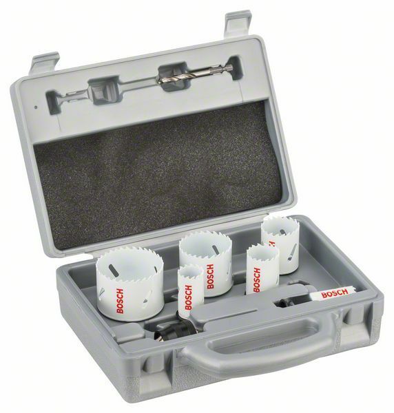 9dílná sanitární sada pilových děrovek - 20; 25; 32; 38; 51; 64 mm BOSCH