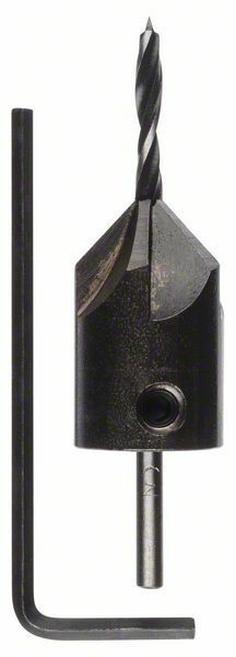 Spirálové vrtáky do dřeva se záhlubníkem - 3,0 mm - 3165140323666 BOSCH