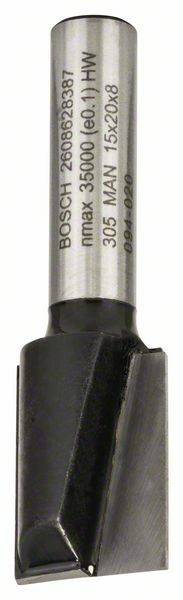 Drážkovací fréza - 8 mm, D1 15 mm, L 20 mm, G 51 mm - 3165140358484 BOSCH