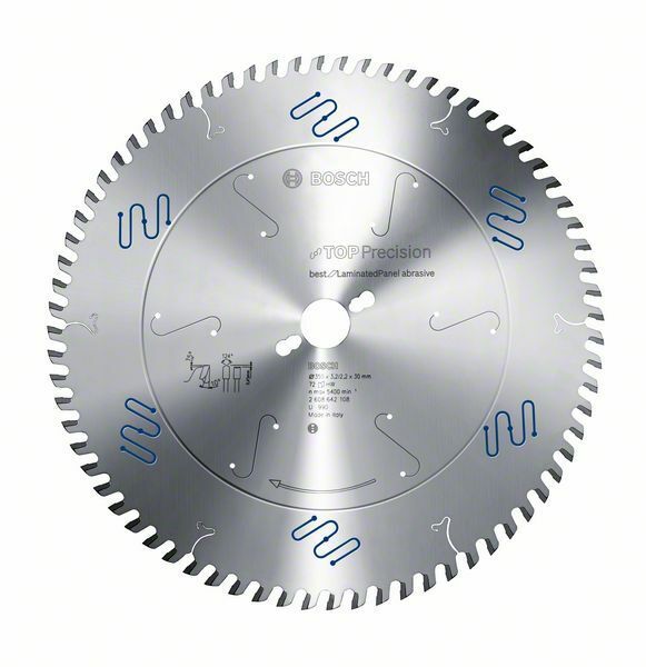 Pilový kotouč do okružních pil Top Precision Best for Laminated Panel Abrasive - 350 x 30 BOSCH