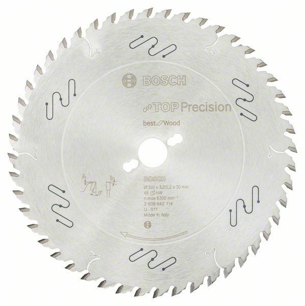 Pilový kotouč do okružních pil Top Precision Best for Wood - 300 x 30 x 3,2 mm, 48 - 31651 BOSCH