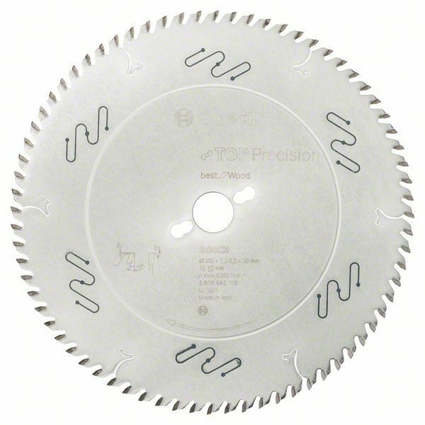 Pilový kotouč do okružních pil Top Precision Best for Wood - 300 x 30 x 3,2 mm, 72 - 31651 BOSCH