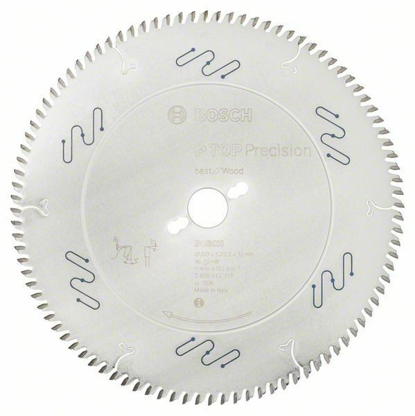 Pilový kotouč do okružních pil Top Precision Best for Wood - 300 x 30 x 3,2 mm, 96 - 31651 BOSCH