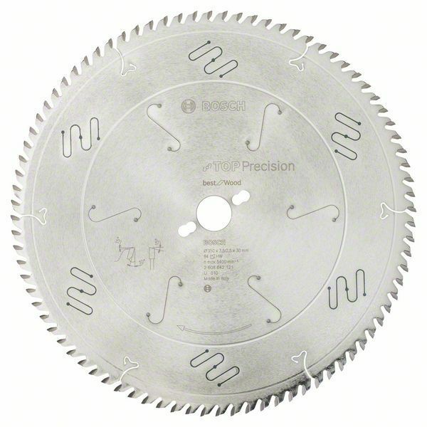 Pilový kotouč do okružních pil Top Precision Best for Wood - 350 x 30 x 3,5 mm, 84 - 31651 BOSCH
