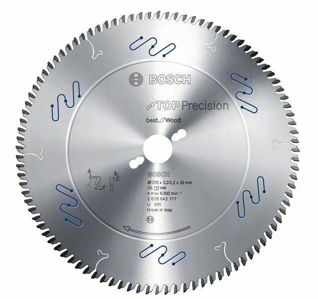 Pilový kotouč do okružních pil Top Precision Best for Wood - 400 x 30 x 4 mm, 96 BOSCH