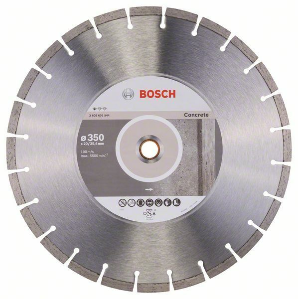 Diamantový dělicí kotouč Standard for Concrete - 350 x 20,00+25,40 x 2,8 x 10 mm - 3165140 BOSCH