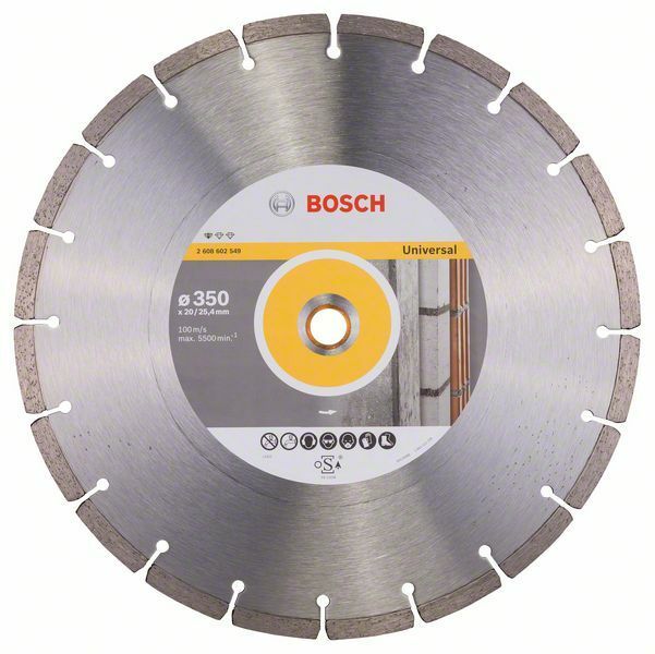 Diamantový dělicí kotouč Standard for Universal - 350 x 20,00+25,40 x 3,1 x 10 mm - 316514 BOSCH