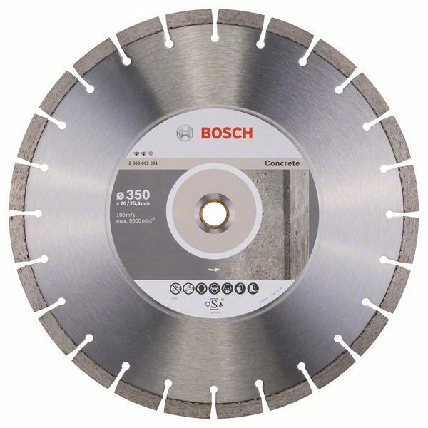 Diamantový dělicí kotouč Expert for Concrete - 350 x 20,00+25,40 x 3,2 x 12 mm - 316514058 BOSCH