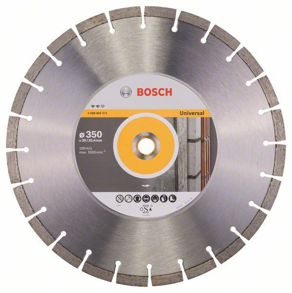 Diamantový dělicí kotouč Expert for Universal - 350 x 20,00+25,40 x 3,2 x 12 mm - 31651405 BOSCH