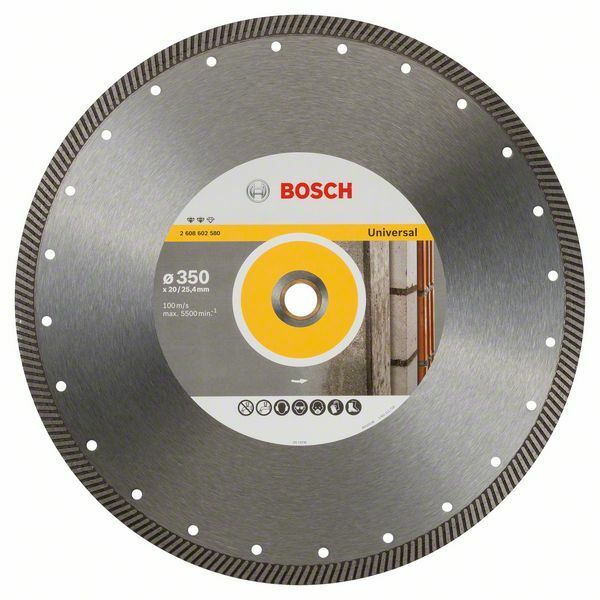 Diamantový dělicí kotouč Expert for Universal Turbo - 350 x 20,00+25,40 x 2,2 x 12 mm - 31 BOSCH