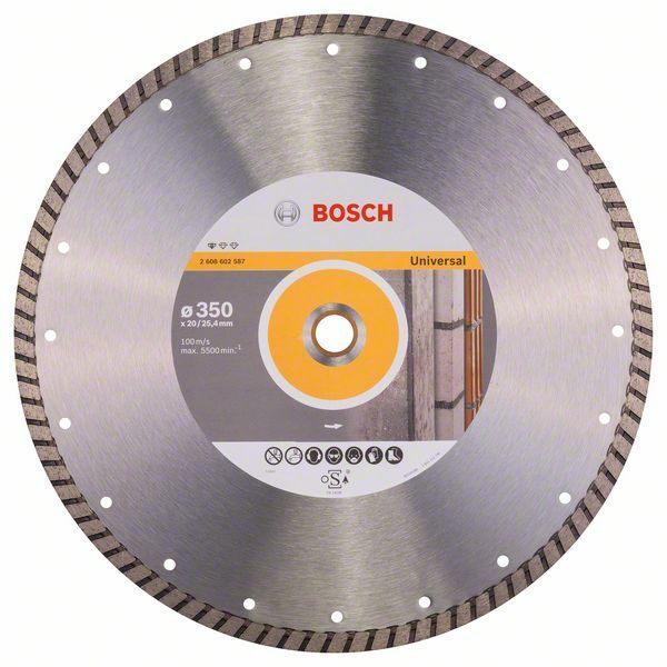 Diamantový dělicí kotouč Standard for Universal Turbo - 350 x 20,00+25,40 x 3 x 10 mm - 31 BOSCH