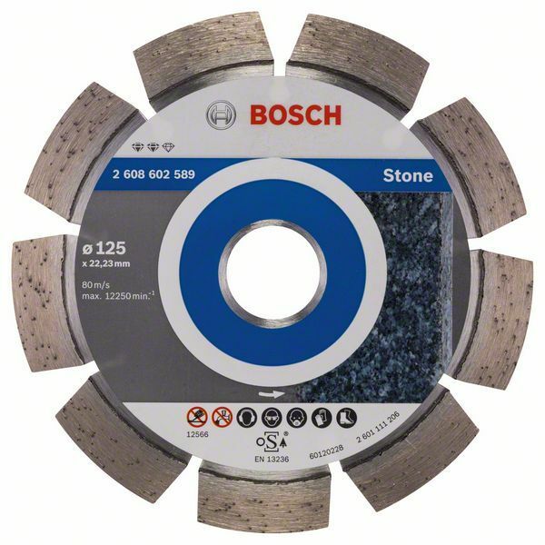 Diamantový dělicí kotouč Expert for Stone - 125 x 22,23 x 2,2 x 12 mm - 3165140580953 BOSCH