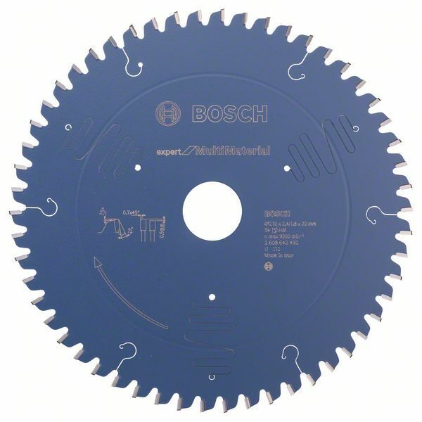 Pilový kotouč Expert for Multi Material - 210 x 30 x 2,4 mm, 54 - 3165140648172 BOSCH