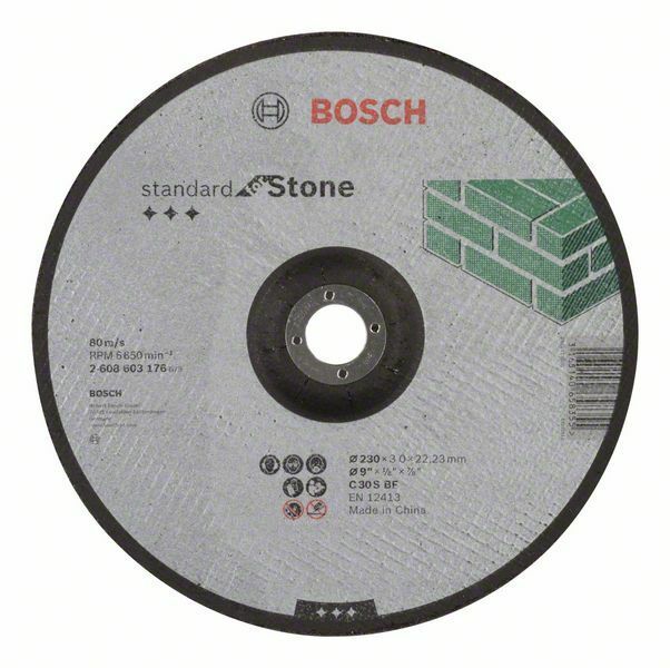 Dělicí kotouč profilovaný Standard for Stone - C 30 S BF, 230 mm, 22,23 mm, 3,0 mm - 31651 BOSCH