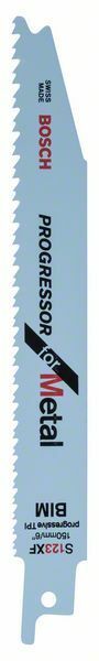 Pilový plátek do pily ocasky S 123 XF - Progressor for Metal - 3165140695404 BOSCH