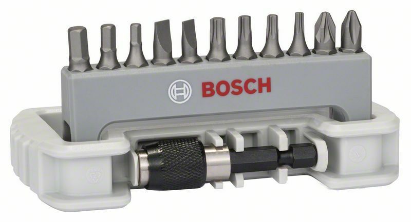 11dílná sada šroubovacích bitů včetně držáku bitů - PH2; PZ2; T10; T15; T20; T25; S0,6x4,5 BOSCH