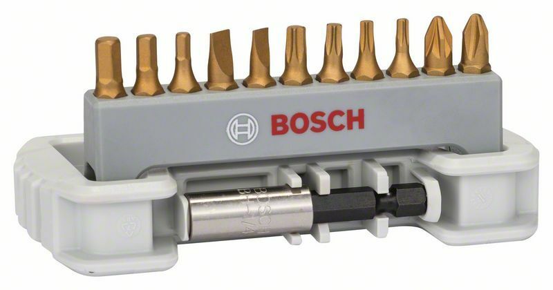 11dílná sada šroubovacích bitů včetně držáku bitů - PH2; PZ2; T10; T15; T20; T25; S0,6x4,5 BOSCH